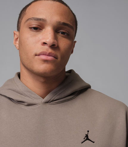 Air Jordan Mens Brooklyn Fleece Pullover Hoodie - Olive Grey