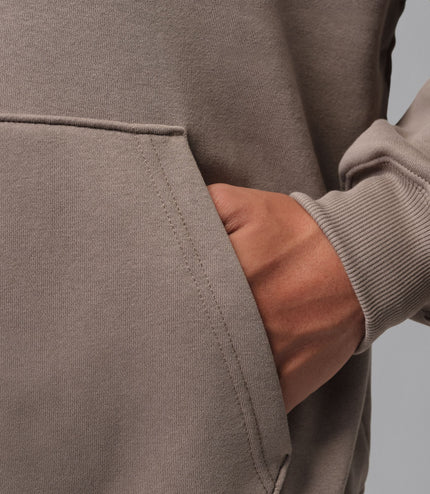 Air Jordan Mens Brooklyn Fleece Pullover Hoodie - Olive Grey