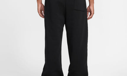 Air Jordan Mens Oversized Open-Hem Sweatpants -  Black