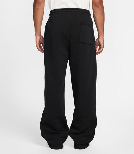 Air Jordan Mens Oversized Open-Hem Sweatpants -  Black
