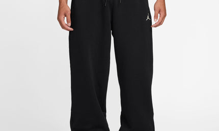 Air Jordan Mens Oversized Open-Hem Sweatpants -  Black