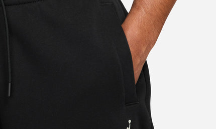 Air Jordan Mens Oversized Open-Hem Sweatpants -  Black