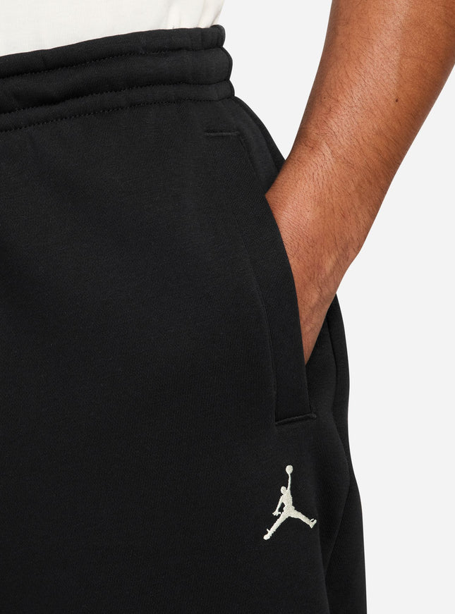 Air Jordan Mens Oversized Open-Hem Sweatpants -  Black