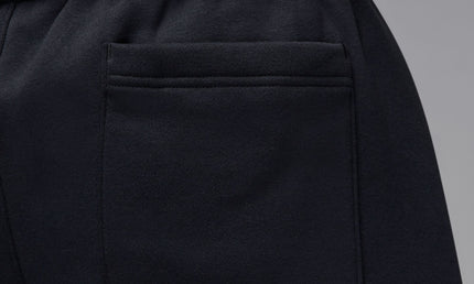 Air Jordan Mens Oversized Open-Hem Sweatpants -  Black