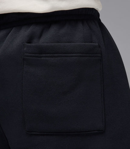 Air Jordan Mens Oversized Open-Hem Sweatpants -  Black