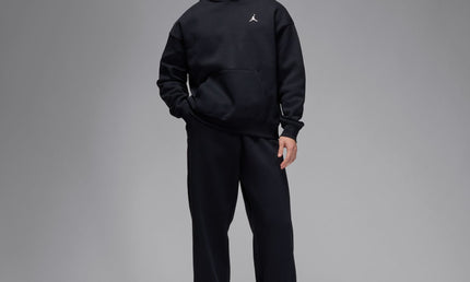 Air Jordan Mens Oversized Open-Hem Sweatpants -  Black