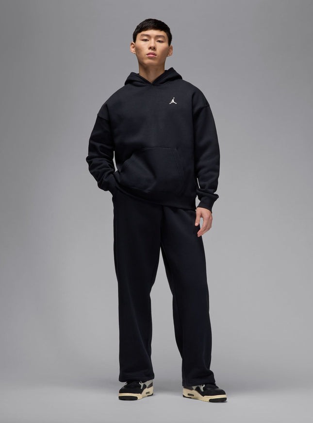 Air Jordan Mens Oversized Open-Hem Sweatpants -  Black