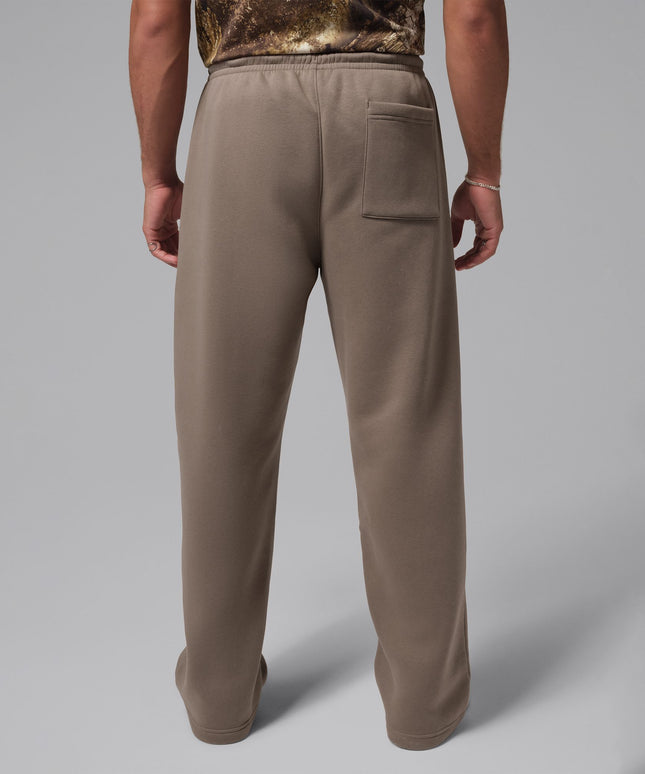 Air Jordan Mens Oversized Open Hem Sweatpants - Olive Grey