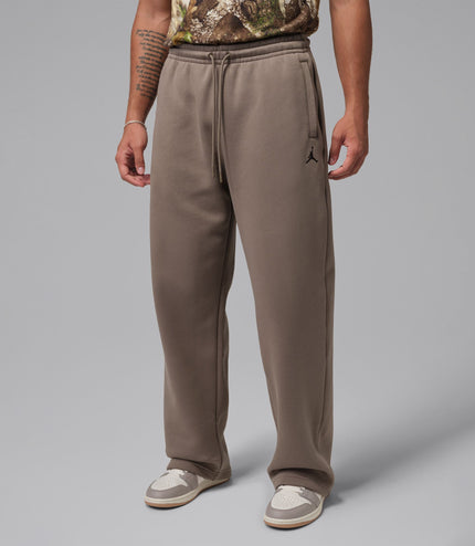 Air Jordan Mens Oversized Open Hem Sweatpants - Olive Grey