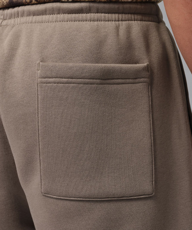 Air Jordan Mens Oversized Open Hem Sweatpants - Olive Grey