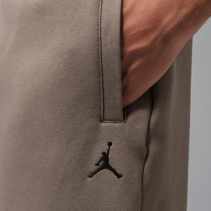 Air Jordan Mens Oversized Open Hem Sweatpants - Olive Grey