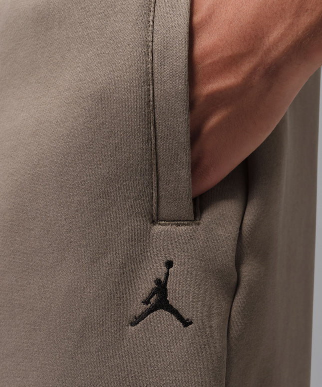 Air Jordan Mens Oversized Open Hem Sweatpants - Olive Grey