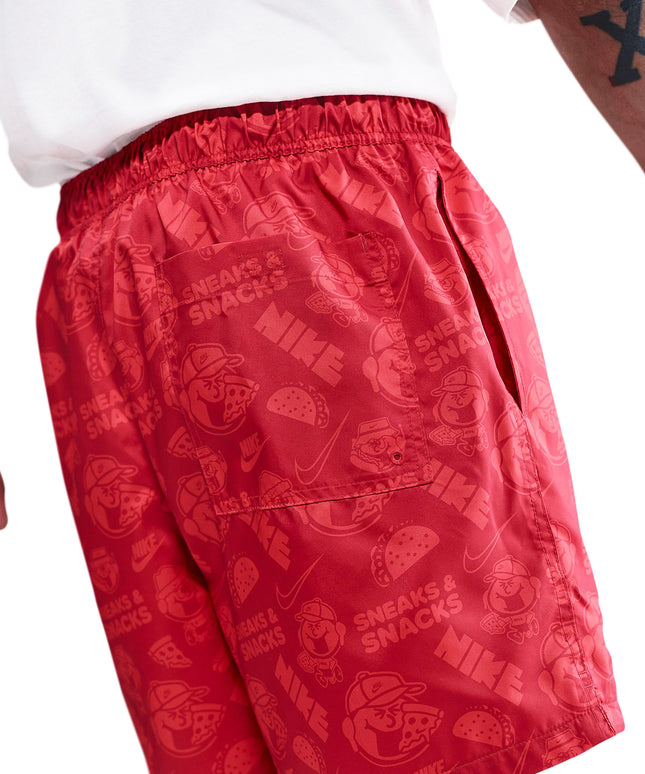 Nike Mens Club Woven Flow Shorts - University Red