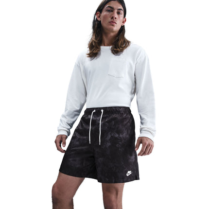 Nike Mens Club Woven Shorts - Black/White
