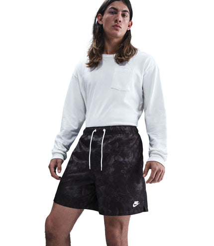 Nike Mens Club Woven Shorts - Black/White