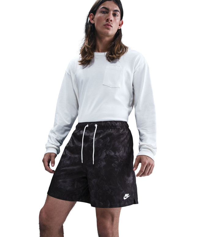 Nike Mens Club Woven Shorts - Black/White