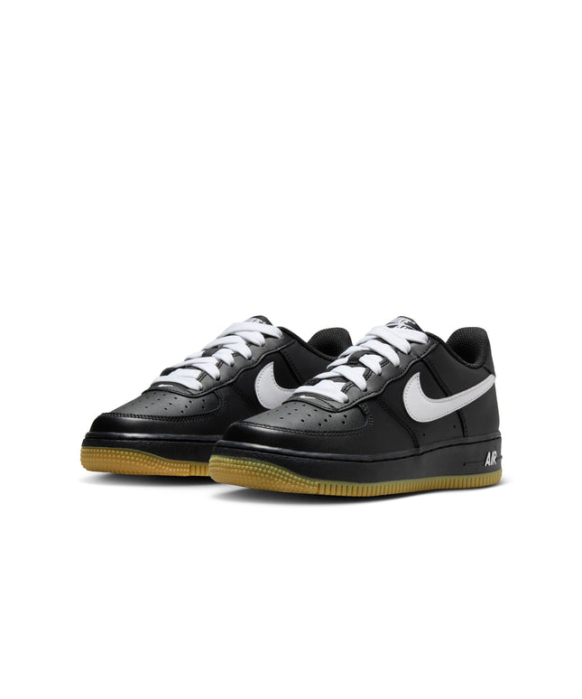 Nike Big Kids Air Force 1 Low - Black/Gum
