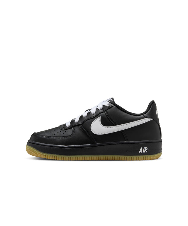 Nike Big Kids Air Force 1 Low - Black/Gum