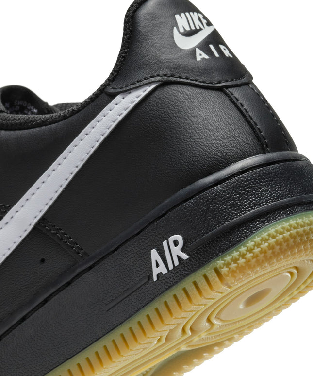 Nike Big Kids Air Force 1 Low - Black/Gum