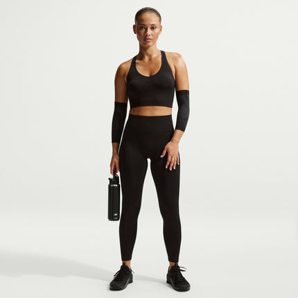 Nike Womens Pro Seamless Cropped Tank Top - Black
