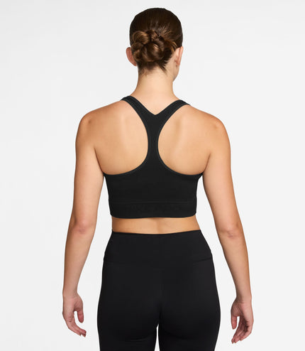 Nike Womens Pro Seamless Cropped Tank Top - Black