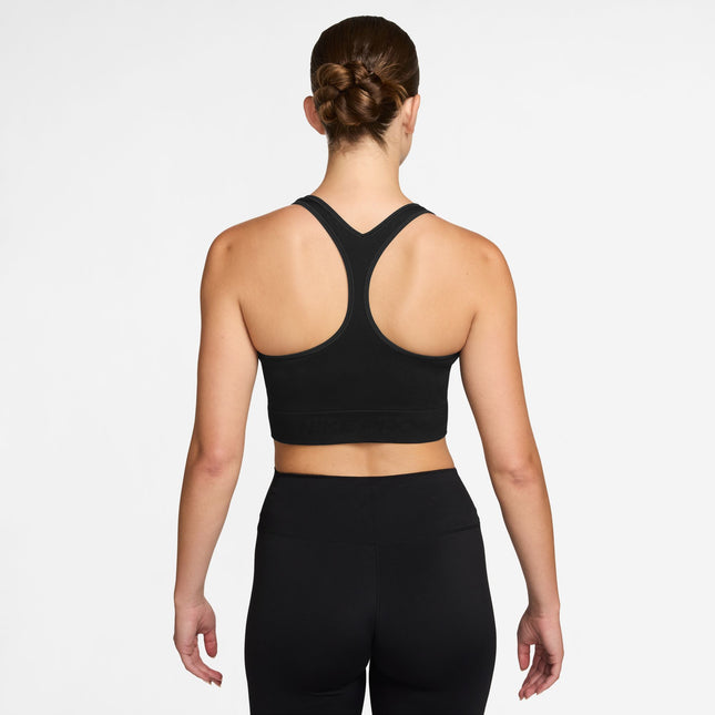 Nike Womens Pro Seamless Cropped Tank Top - Black