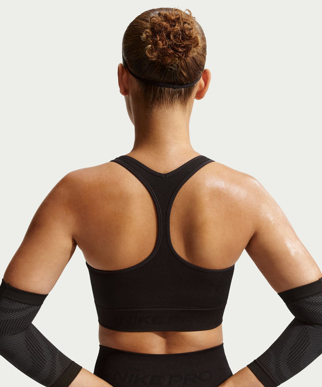 Nike Womens Pro Seamless Cropped Tank Top - Black