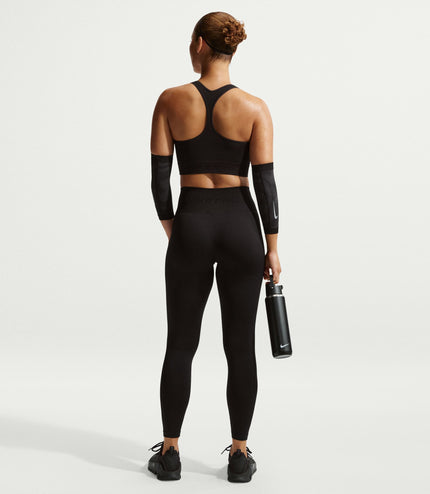 Nike Womens Pro Seamless Cropped Tank Top - Black