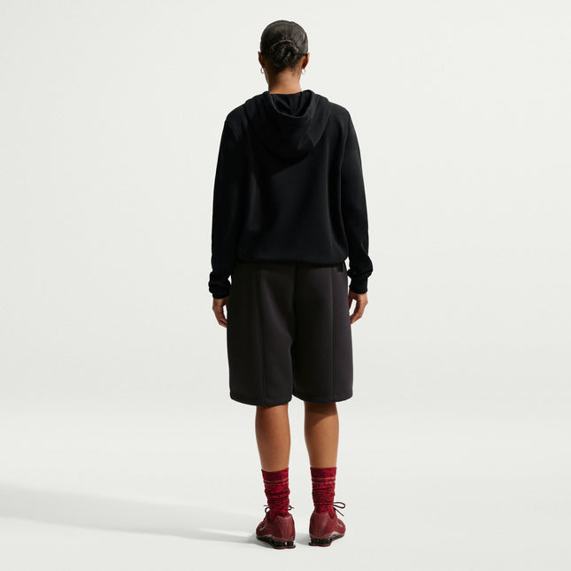 Nike Womens Fleece Graphic Pullover Hoodie - Black