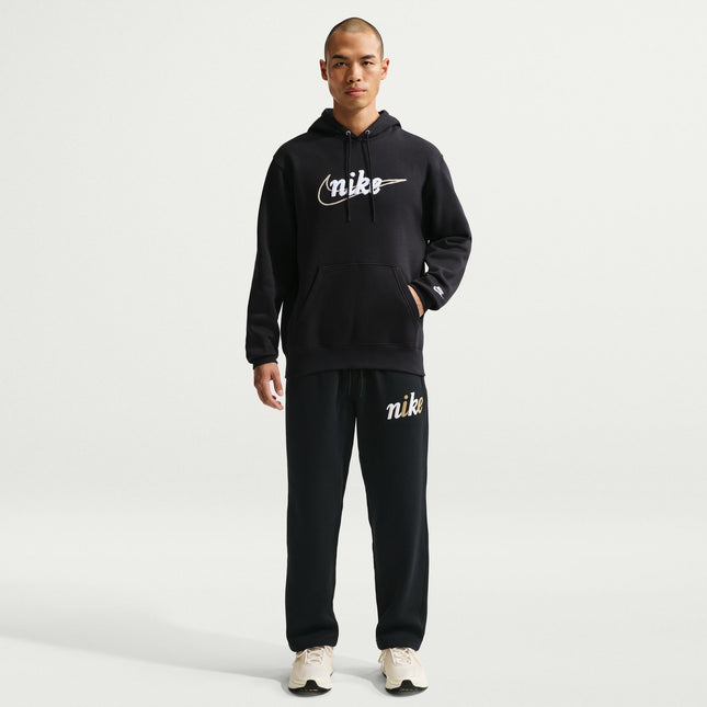 Nike Mens Fleece Hoodie - Black