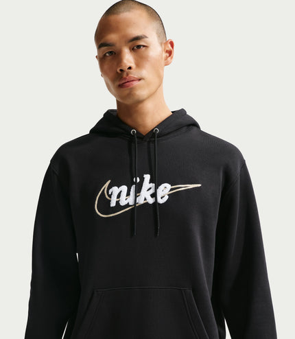 Nike Mens Fleece Hoodie - Black