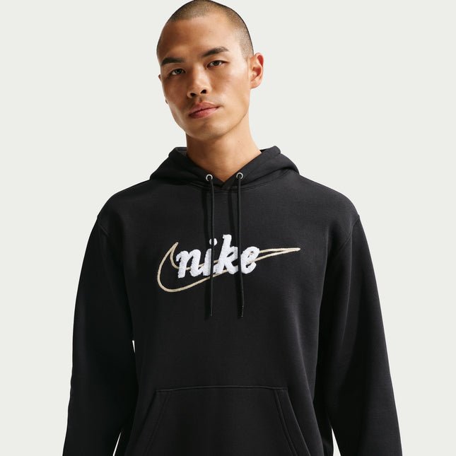 Nike Mens Fleece Hoodie - Black