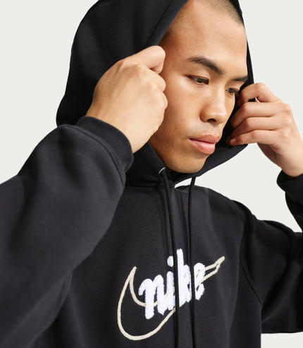 Nike Mens Fleece Hoodie - Black