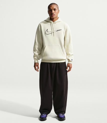 Nike Mens Fleece Hoodie - Light Khaki