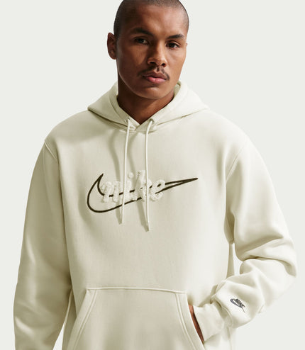 Nike Mens Fleece Hoodie - Light Khaki