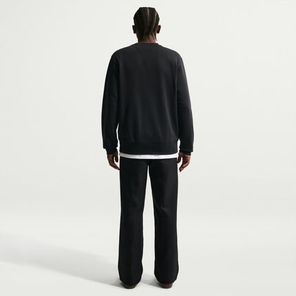 Nike Mens Sportswear Club French Terry Crewneck - Black/Sail