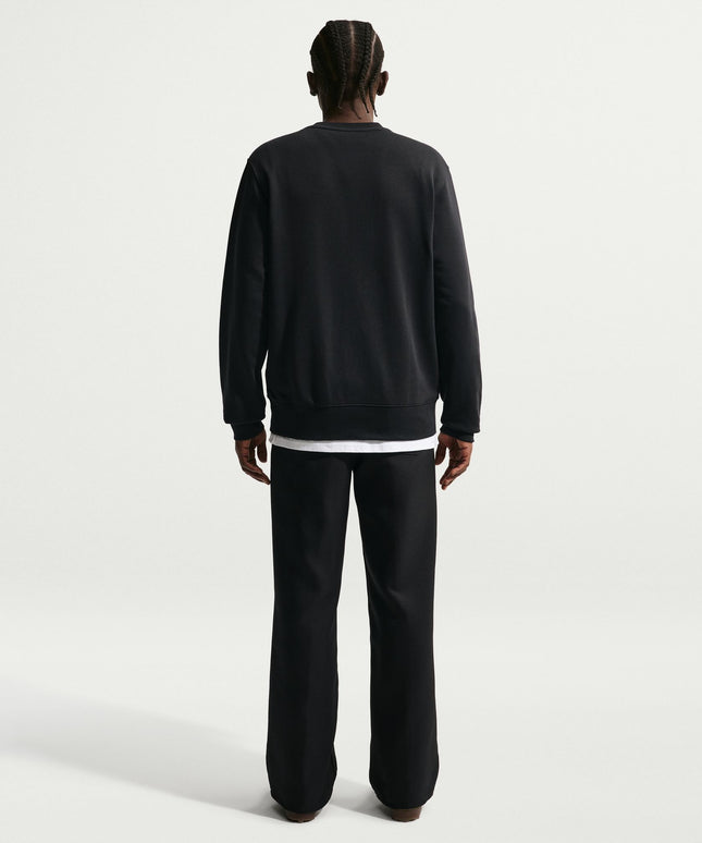 Nike Mens Sportswear Club French Terry Crewneck - Black/Sail