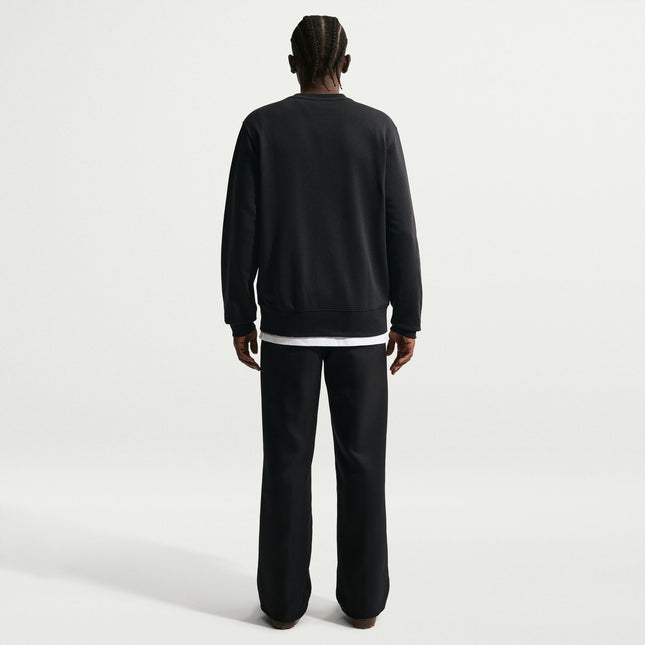 Nike Mens Sportswear Club French Terry Crewneck - Black/Sail