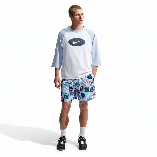 Nike Mens Sportwear Club Woven Flow Shorts - Hydrogen Blue