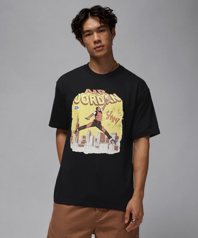 Air Jordan Mens Comic Tee - Black