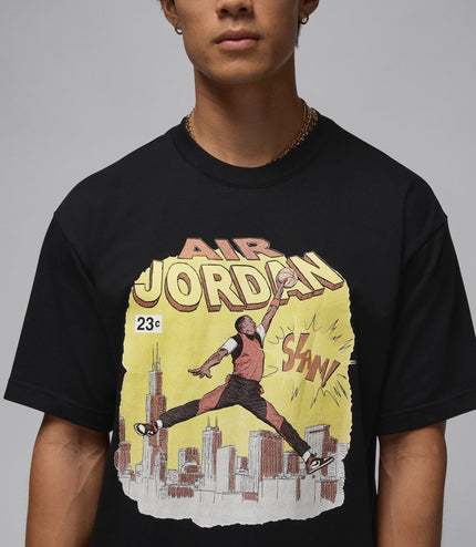 Air Jordan Mens Comic Tee - Black