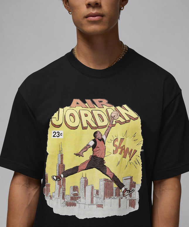 Air Jordan Mens Comic Tee - Black