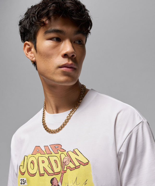Air Jordan Mens Comic Tee - White