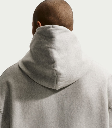 Nike Mens Solo Swoosh Hoodie - Grey/White