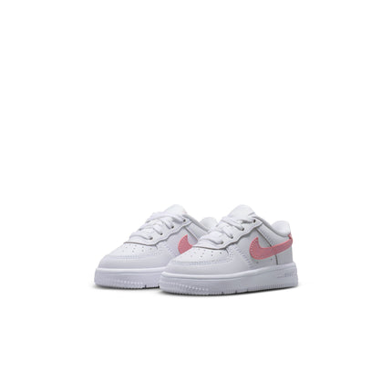 Nike (TD) Force 1 Low - White/Soft Pink