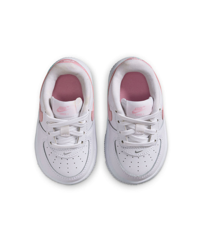 Nike (TD) Force 1 Low - White/Soft Pink