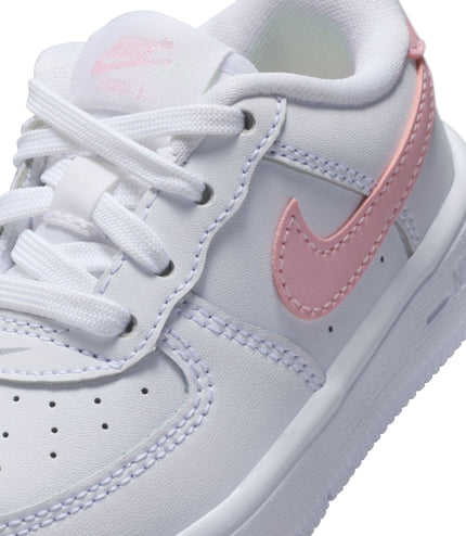 Nike (TD) Force 1 Low - White/Soft Pink