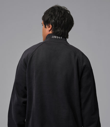 Air Jordan Mens Fleece 1/4 Zip - Black