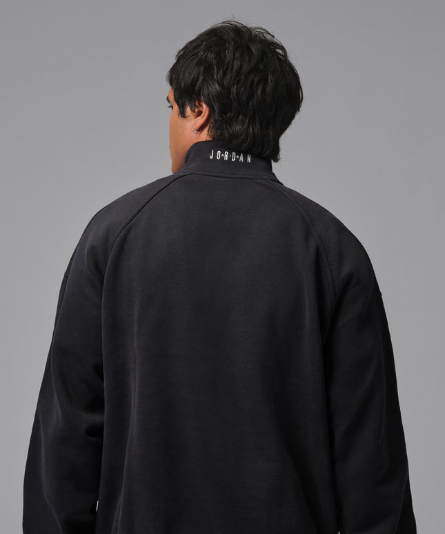 Air Jordan Mens Fleece 1/4 Zip - Black