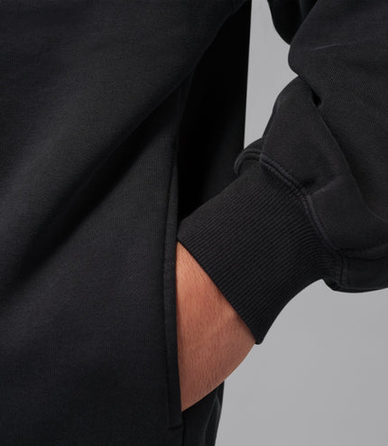 Air Jordan Mens Fleece 1/4 Zip - Black